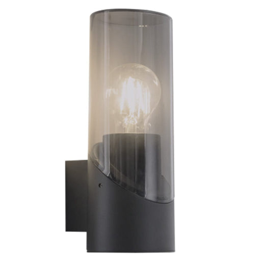 elevenpast Wall light Briana Outdoor Wall Light | Black and Smoke L545 BLACK 6007226083323