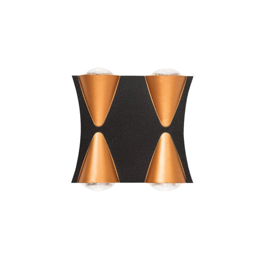 elevenpast Wall light 4 Light Hector Aluminium Wall Light | Four or Eight Light L555 BLACK/GOLD 6007226083583