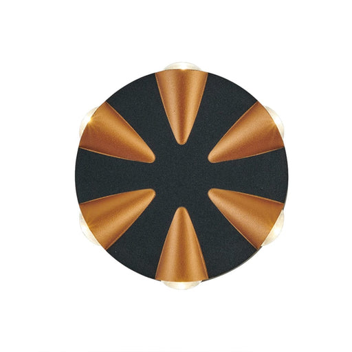 elevenpast Wall light Hector Aluminium Wall Light | Black and Gold L557 BLACK 6007226083613