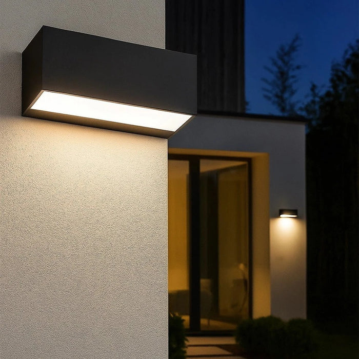 elevenpast Outdoor Light Stelio Outdoor Up and Down Wall Light Black L566 BLACK 6007226084146