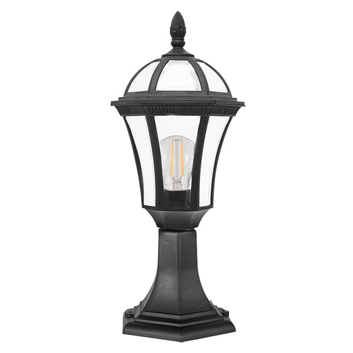 elevenpast Outdoor Light Victor Outdoor Bollard Wall Light Black L569 BLACK