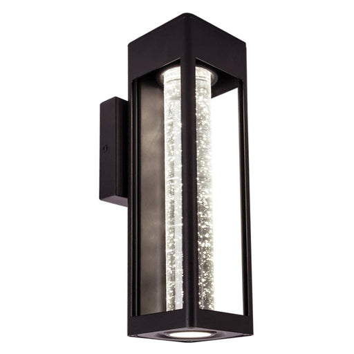 elevenpast Outdoor Light Lance Aluminium and Glass Outdoor Wall Light L578 BLACK 6007226085006