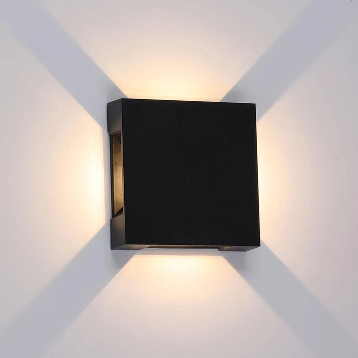 elevenpast LED wall light Quad Beam 4 Way LED Wall Light - Adjustable Beam L618 BLACK 6007226088977