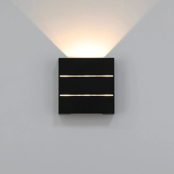elevenpast LED wall light Mini Apex Square LED Wall Light - Adjustable Beam L619 BLACK 6007226088984