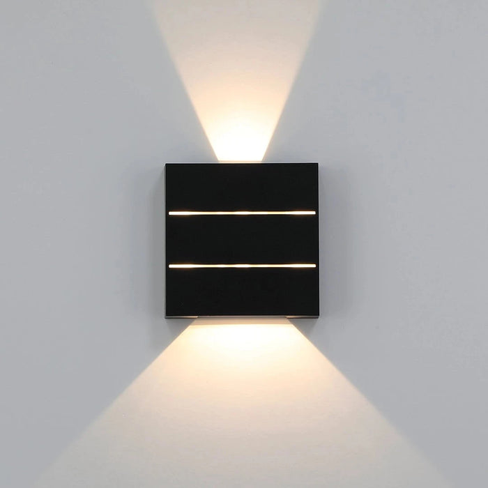elevenpast LED wall light Mini Apex Square LED Wall Light - Adjustable Beam L619 BLACK 6007226088984