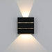 elevenpast LED wall light Mini Apex Square LED Wall Light - Adjustable Beam L619 BLACK 6007226088984