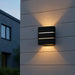 elevenpast LED wall light Mini Apex Square LED Wall Light - Adjustable Beam L619 BLACK 6007226088984
