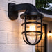 elevenpast Wall Light Harbor Guard Outdoor Wall Light – Black L631 BLACK 6007226090819