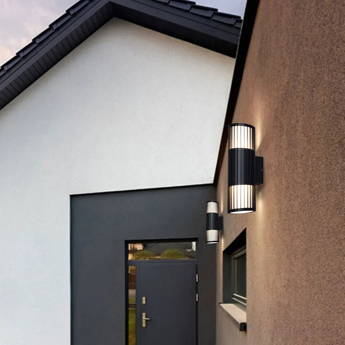 elevenpast Wall Light Skywash Up and Down Facing LED Wall Light L643 BLACK 6007226089707