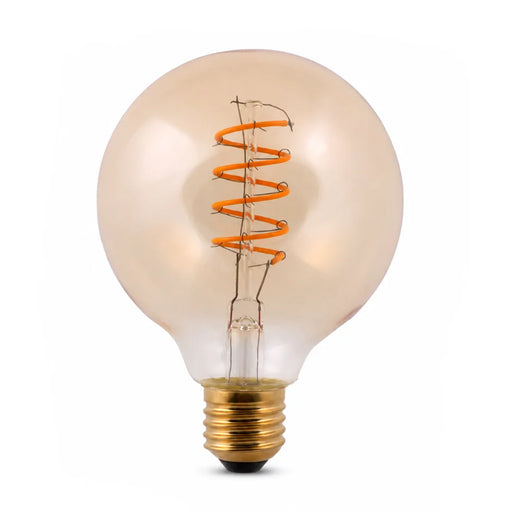 elevenpast LED Bulbs G95 Twisted LED Filament Amber - Dimmable LA2.09510