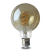 elevenpast LED Bulbs G125 Twisted LED Filament Amber - Dimmable LA2.12510
