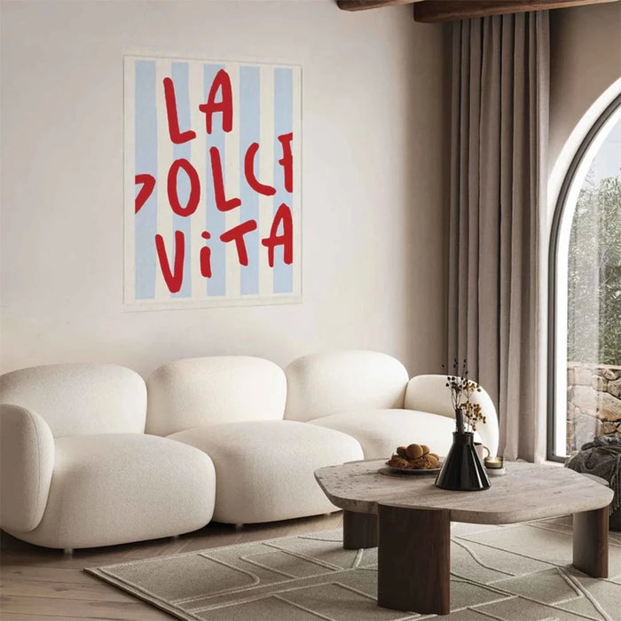 Cara Saven wall hangining A1 Cara Saven La dolce Vita Wall - Hanging in 2 Sizes LadolceWallHangingA1
