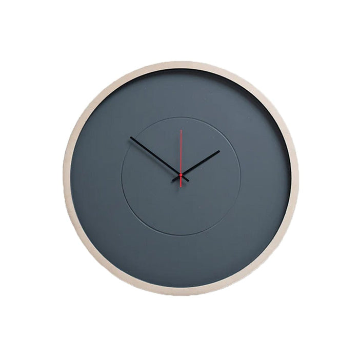 elevenpast Clocks Grey Large Deep Frame Round Clock | Six Colours LARGEDEEPFRAMEROUNDCLOCKG
