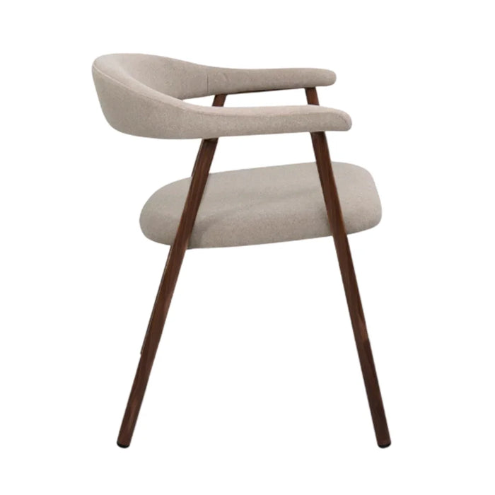 elevenpast dining chair Suki Carver Fabric and Wood Like Dining Chair - Various Colours
