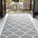 elevenpast 3m x 2m Lattice Pewter Rug LATTICEPEWTERRUG3X2