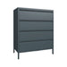 elevenpast draw Dark Flint Bon Bon Chest Of Drawers Dark Flint | White | Moss | Blue LD04_D