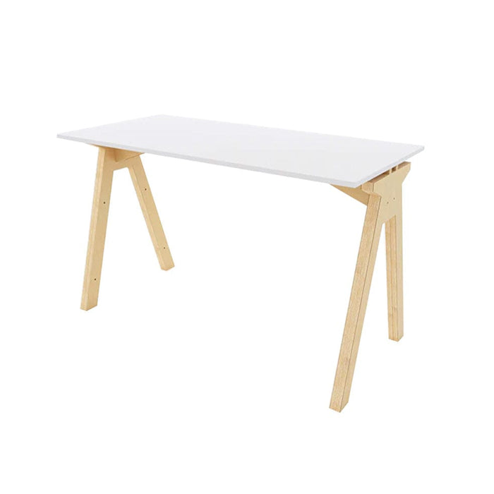 elevenpast Desks White Simple T Desk | White or Natural