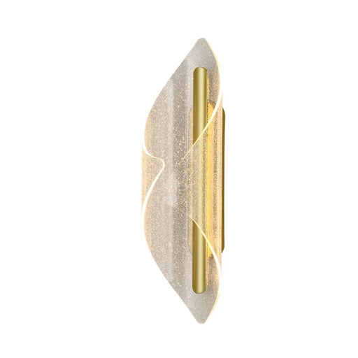 elevenpast Wall Light Medium Cocoon LED Clear Acrylic Wall Light - Satin Gold LED-2390/M