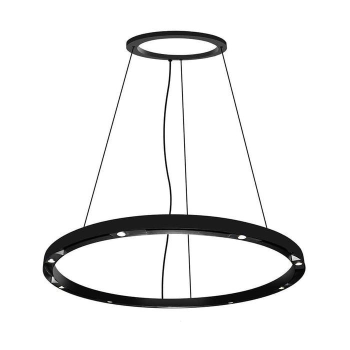 elevenpast Pendant Large Loop LED Pendant Light Black LF304919EDTB