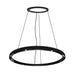 elevenpast Pendant Large Loop LED Pendant Light Black LF304919EDTB