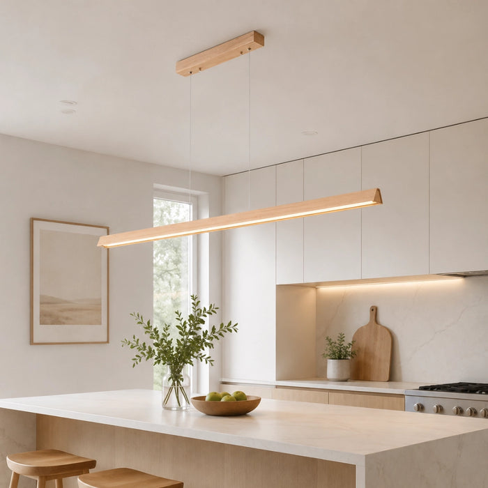 Lignum Linear Triac Dimmable LED Pendant Light