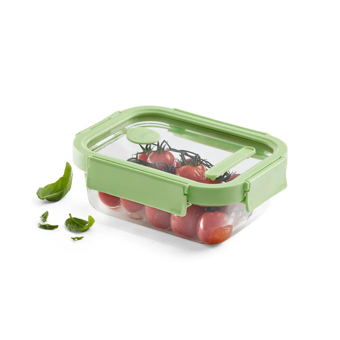 elevenpast food containers Lékué Glass Container Rectangular, 640 ml - Green LK883880/6