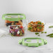 elevenpast food containers Lékué Glass Container Rectangular, 1050 ml - Green LK883903/6