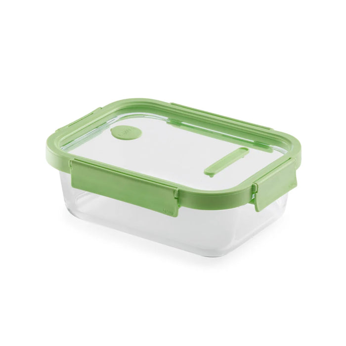 elevenpast food containers Lékué Glass Container Rectangular, 1520 ml - Green LK883927/6
