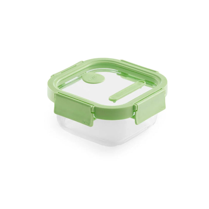 elevenpast food containers Lékué Glass Container Square, 520 ml - Green LK883989/6