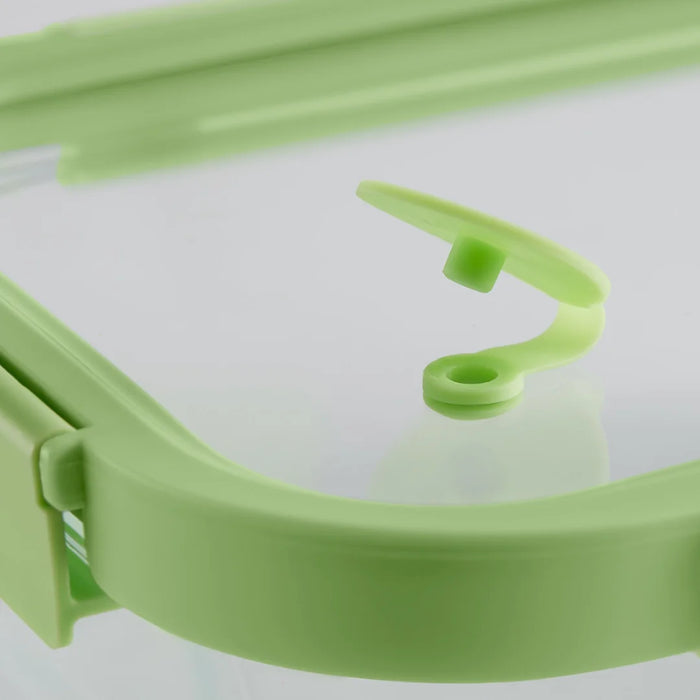 elevenpast food containers Lékué Glass Container Square, 520 ml - Green LK883989/6