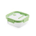 elevenpast food containers Lékué Square Airtight Glass Food Container 1.1L – Green LK884023/6