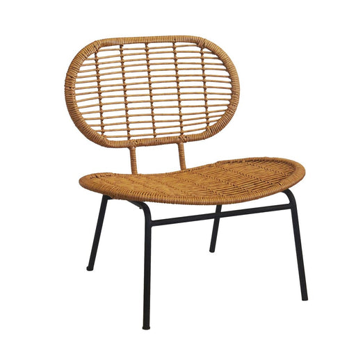 elevenpast Chairs Natural Brown Lola Occasional Chair - Synthetic Rattan | 2 Colours LOLACHAIRNATURAL