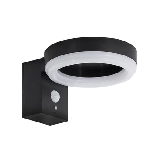 elevenpast Outdoor Zounder Solar Wall Light LS023 MATT BK 6007226079685