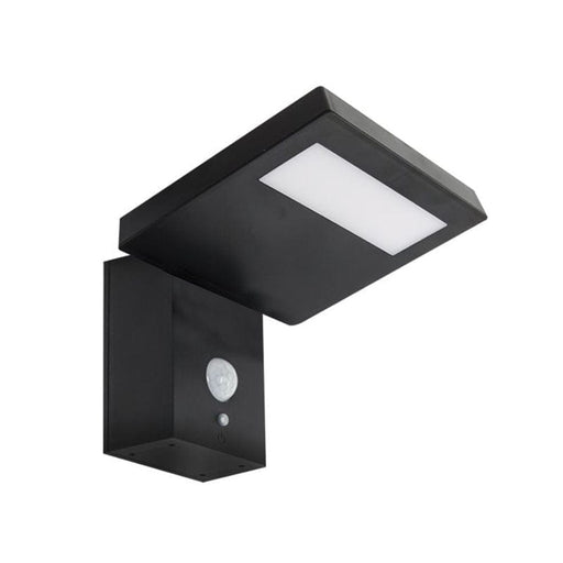 elevenpast Outdoor Zinder Solar Wall Light LS026 MATT BK 6007226079715