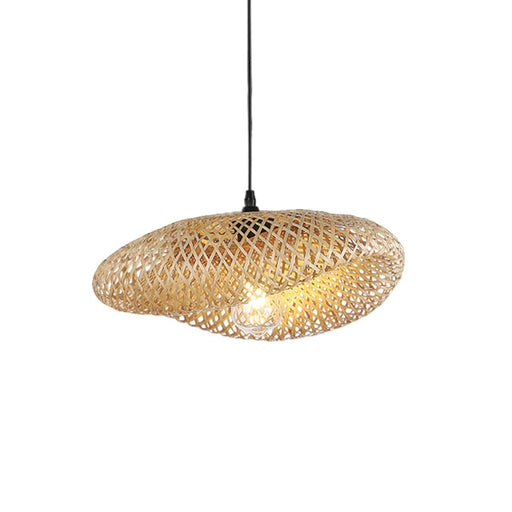 elevenpast pendant light Small WaveForm Rattan Pendant Light LW-KLCH-102/40