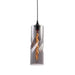elevenpast Smoke Twisted Glass Pendant LW-KLCH-2175/SM