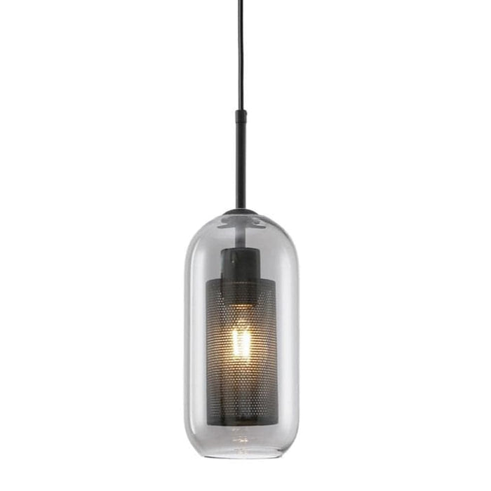 elevenpast Black New York Cylinder Glass Pendant LW-KLCH-5118/SM