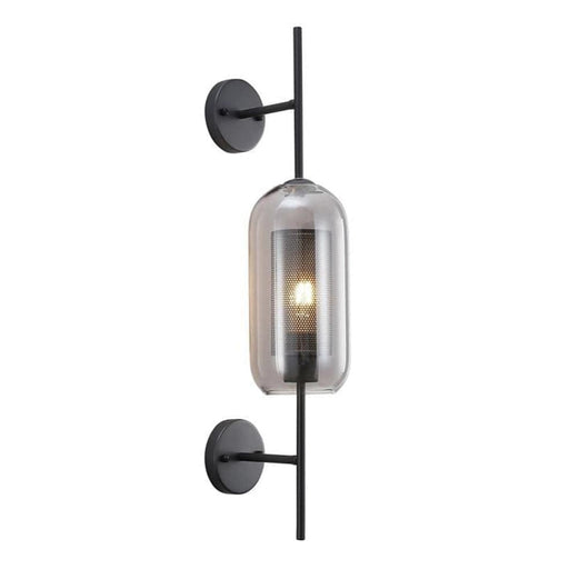 elevenpast Black New York Cylinder Glass Wall Light Black | Gold LW-KLW-5118/SM