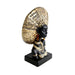 elevenpast Decor Tribal Lady Headpiece Resin Figure LY222316