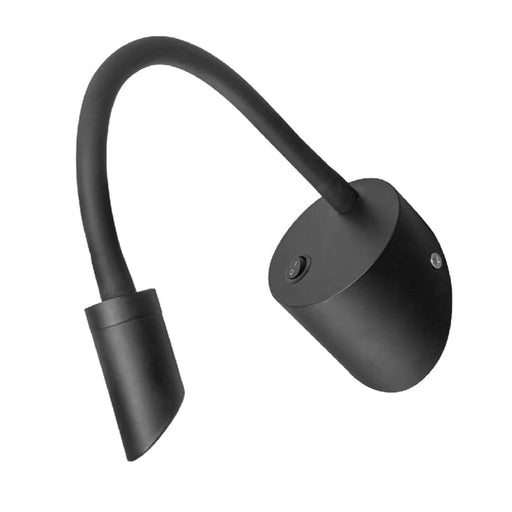 elevenpast LED Reading Light Black Lucy Gooseneck LED Reading Light - Black | White MB-005/BL