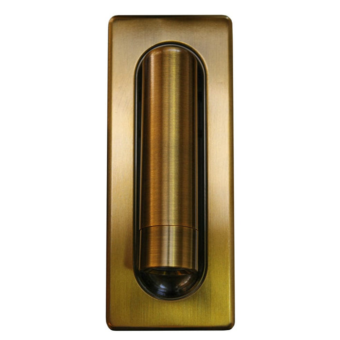 elevenpast Wall light Antique Brass Recessed Reading Wall Light | White, Black or Antique Brass MB-170/AB