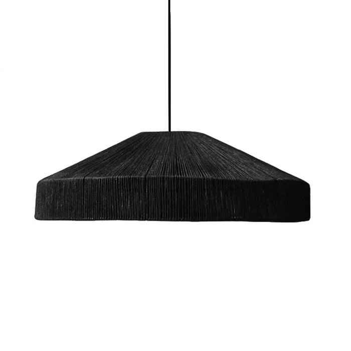 elevenpast Pendant Black Moroccan Jute Pendant Light Natural | Black MB60