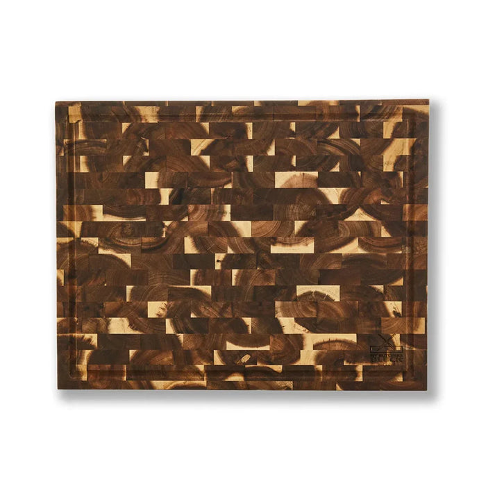 elevenpast chopping board knife set End Grain Prep Board with Compartments MBB-END-PREP