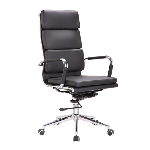 elevenpast Black Elite Padded High Back Office Chair MCREPEAMESPADBK
