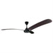 elevenpast Ceiling Fan High Breeze Black 3-Blade Mahogany Arc Fan – 150cm MHB100BENBB3150MAHREG2F 6009210047403