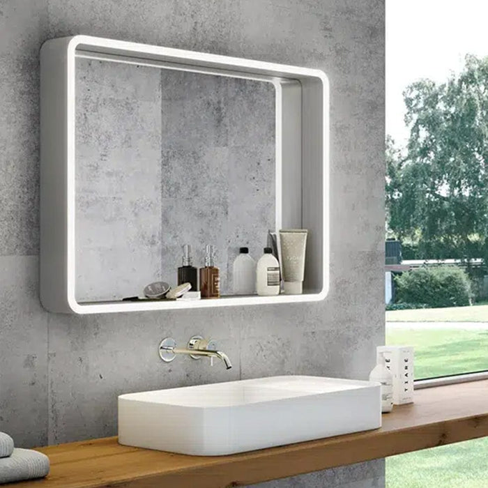 elevenpast Bathroom Mirror 70cm x 60cm Mia Frame LED Bathroom Mirror | 3 Sizes MIAFRAMEMIRROR70X60