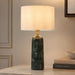 elevenpast Table Lamp Milan Marble and Gold Table Lamp – Green | White Marble