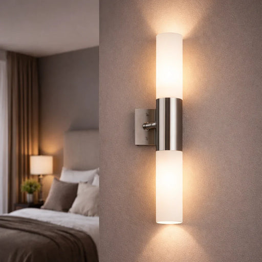 elevenpast Wall Light Essence Up and Down Wall Light – Satin Chrome ML009 SATIN 6007226025217