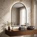 elevenpast led bathroom mirror Black Arched LED Bathroom Mirror – 3CCT Dimmable Anti-Fog Mirror ML070 LED 6007226092325