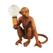 elevenpast lighting Copper Sitting Monkey Lamp Resin ML1792 0700254842240